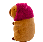 М'яка іграшка "Капібара в шапці ведмедика Лотсо" 40см, фото 2