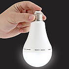 LED лампочка акумуляторна 7Вт (до 5 годин) в патрон Е27 / Аварійна лампа з акумулятором / Лед лампочка, фото 3