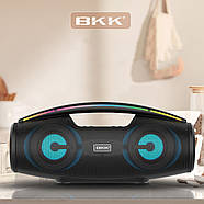 Музична Bluetooth колонка з підсвічуванням та мікрофоном B100 20Вт Чорна, фото 3