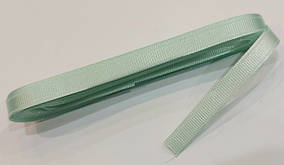 Стрічка репсова 1 см( 10 метрів ) пастельна м"ятна № 61. Туреччина