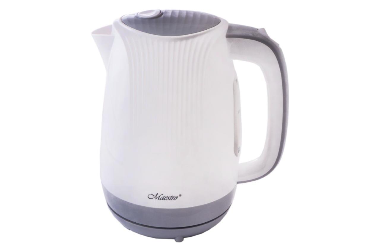 Електрочайник Maestro MR-042-White 1.7 л, 2200 Вт, термостійкий пластиковий корпус