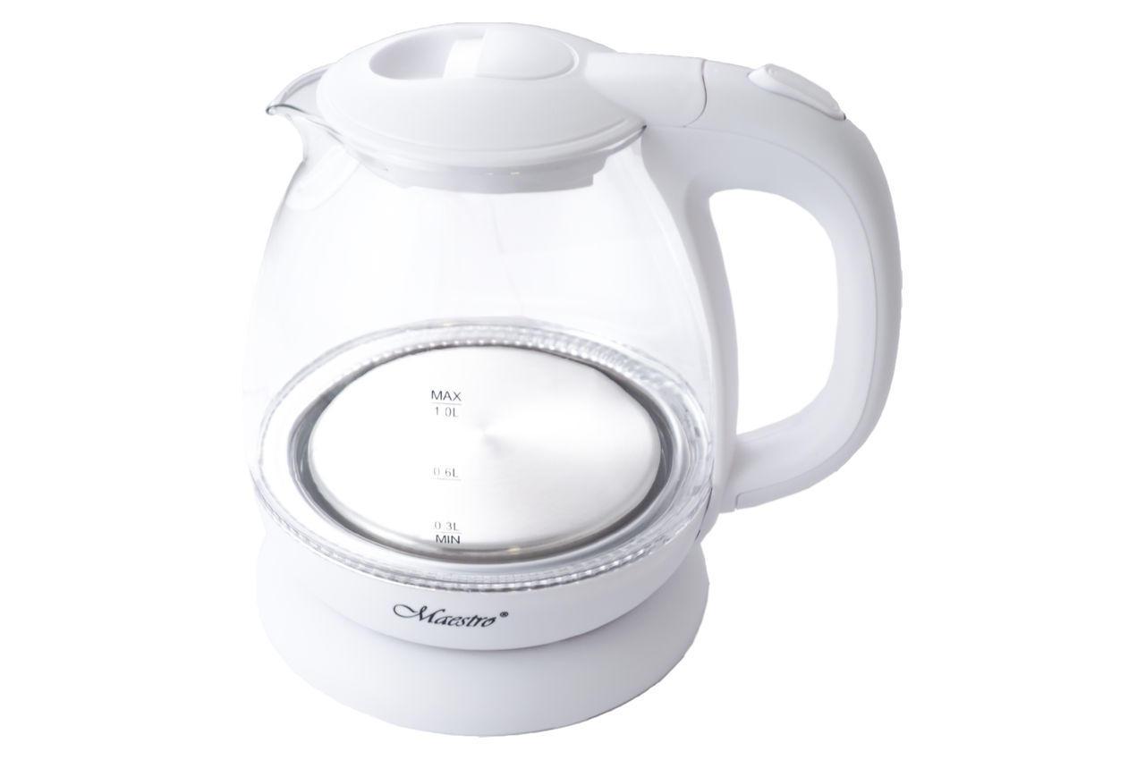 Електрочайник Maestro MR-055-White (MR-055-WHITE) – стильний електрочайник з потужністю 1100 Вт