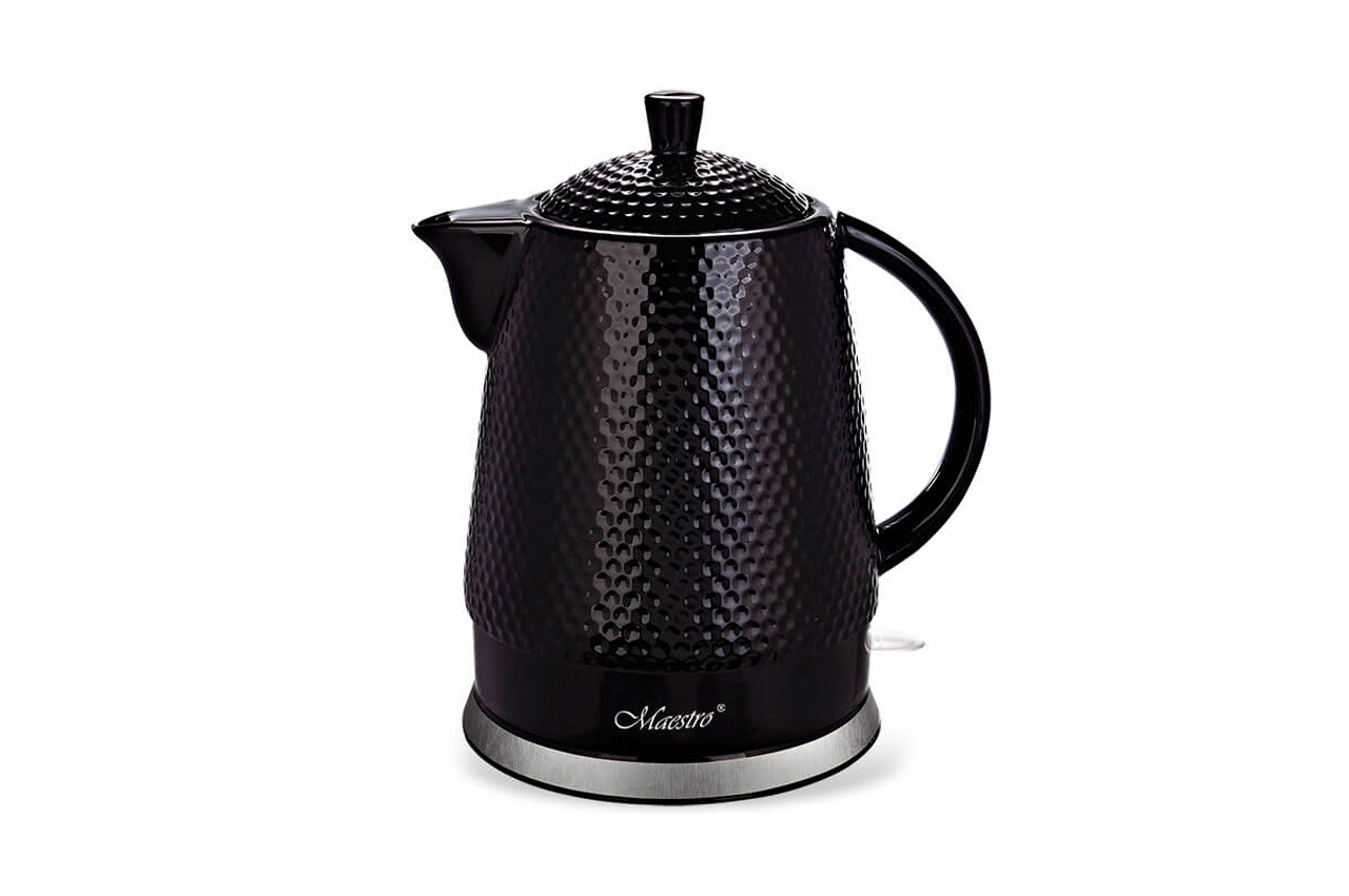 Електрочайник керамічний Maestro MR-069-BLACK 1,5 л, потужність 1500 Вт, чорний корпус