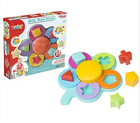 Сортер ромашка (305*300*55 мм) "dede"