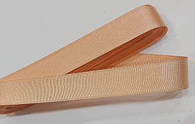 Тесьма лента репсовая Турция Стрічка репсова 2 см, 10 метрів  персикова  № 27 (2) Туреччина