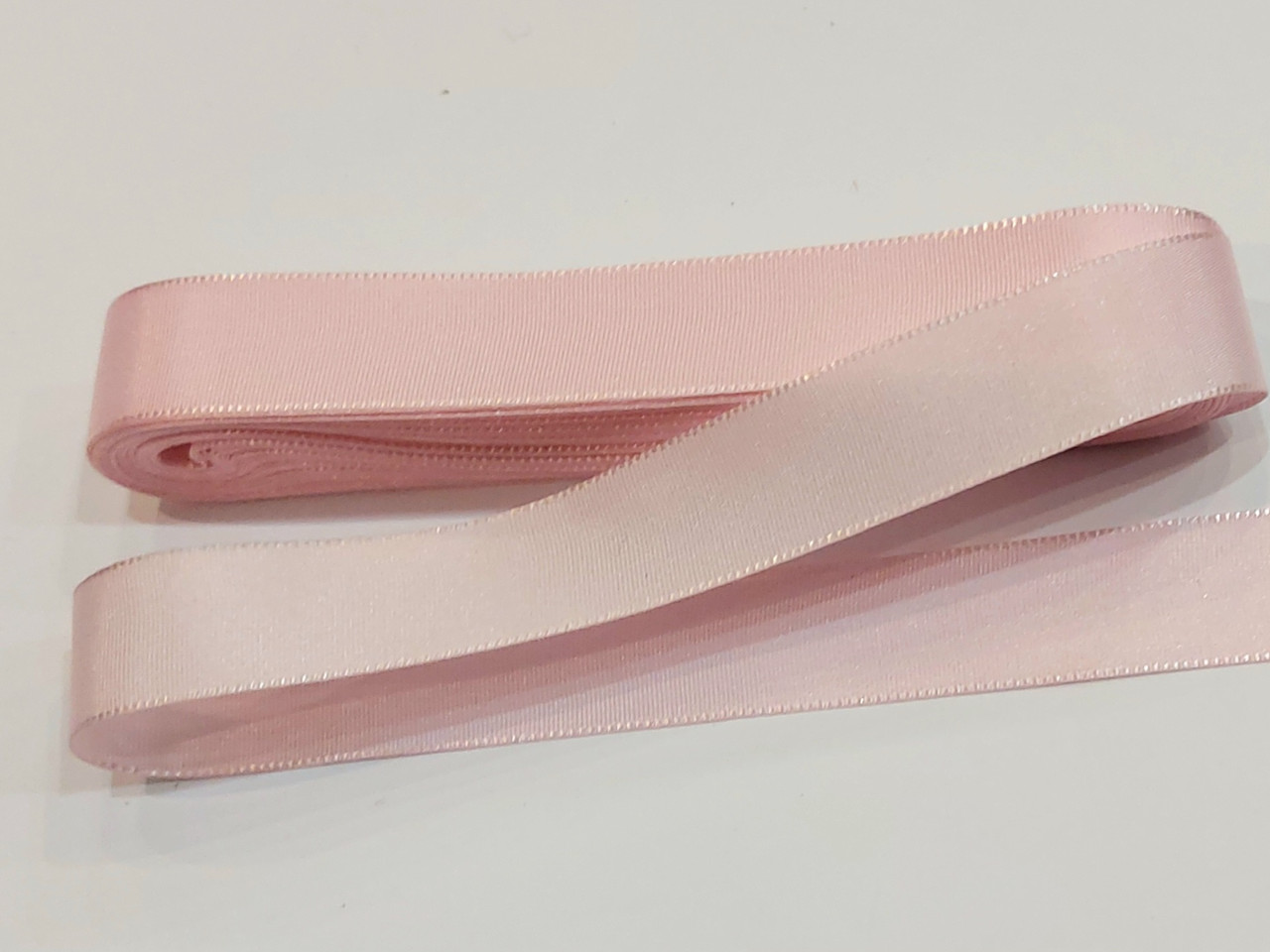 Тесьма лента репсовая Турция ( Дрібний рубчик) Стрічка репсова 2 см( 10 метрів) Рожева