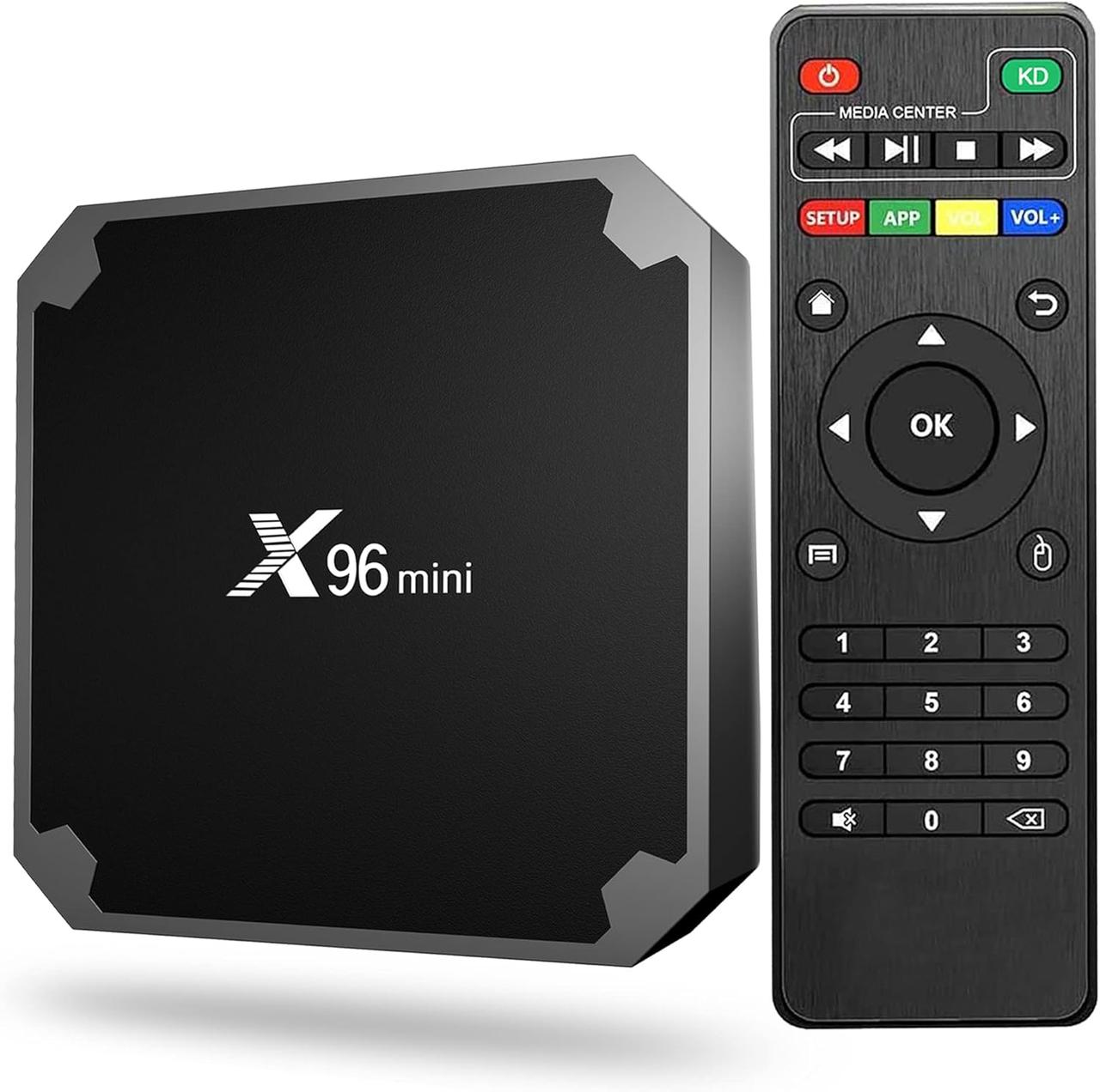 Смарт ТВ Приставка X96 mini Amlogic S905W2 Smart TV Box 2/16GB, фото 1