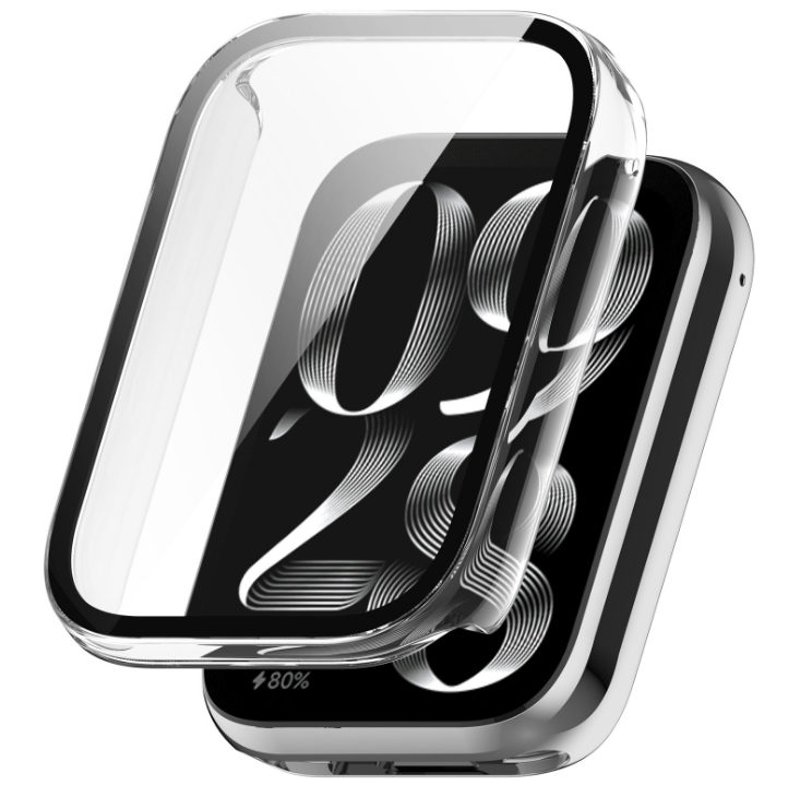 Чохол-накладка DK для Xiaomi Mi Smart Band 9 Pro | Пластик Gloss Glass Full Cover (clear)