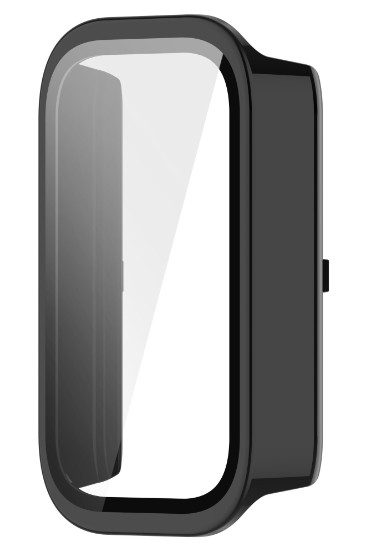 Чохол для Xiaomi Redmi Smart Band 3 | Пластик Gloss Glass Full Cover (018832) (black)