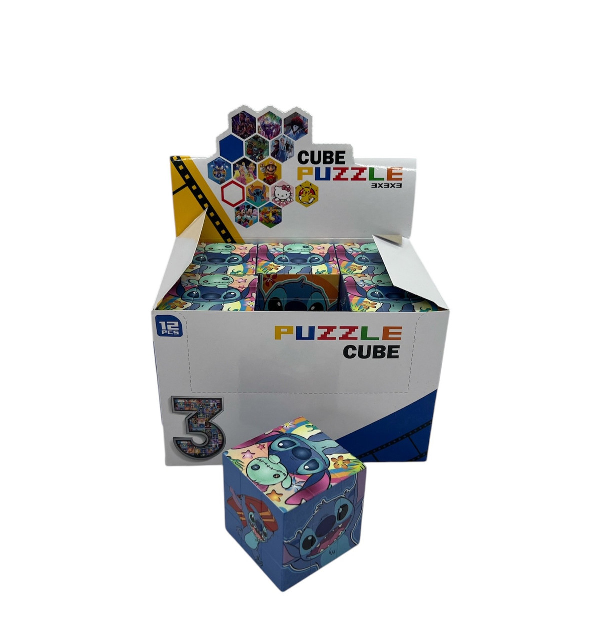 Кубік рубіка 3*3 Стіч 5.5 см., фото 1