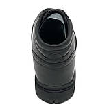 Черевики чоловічі на шерсті з шнурівкою чорні Міда 140446(461ш) розмір 40, фото 6