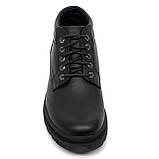 Черевики чоловічі на шерсті з шнурівкою чорні Міда 140446(461ш) розмір 40, фото 3