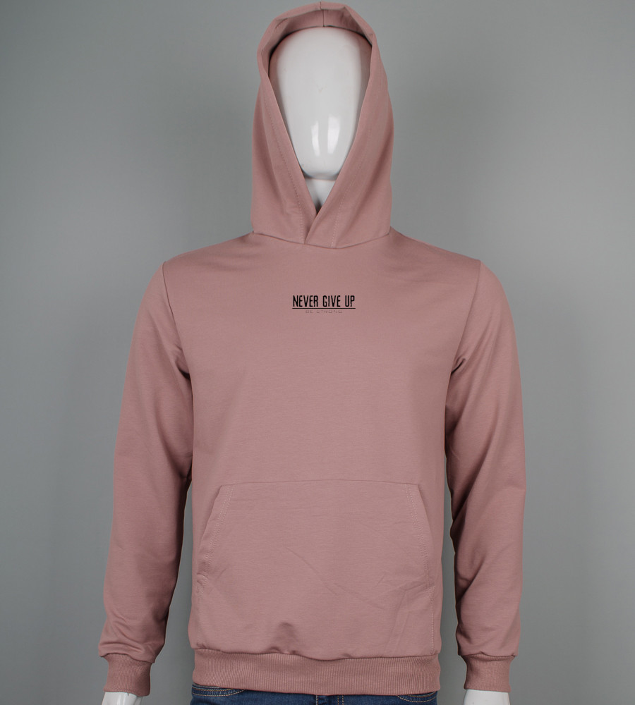 Худі двонитка Never Give Up Капучино 9452с, XL (1шт), фото 1