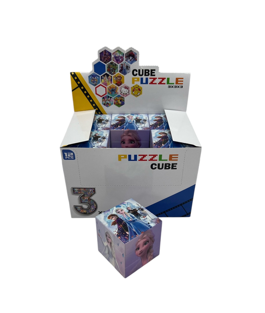 Кубік рубіка 3*3 Крижане Серце 5.5 см., фото 1