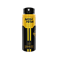 Дезодорант аерозольний Nishman №01, 200 мл (10801059)