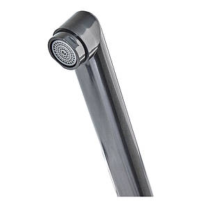 Змішувач для ванної Plamix Sirius-140 Black (зі шлангом і лійкою) (PM0638), фото 4