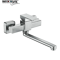 Змішувач Для Кухні Mixxus KUB-005 Настінний Сталь Нержавіюча Сталь SUS304