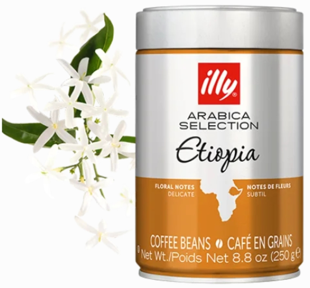 ОРИГІНАЛ! Кава в зернах illy ETHIOPIA Arabica Selection 250г ж/б Італія (Іллі Ефіопія)