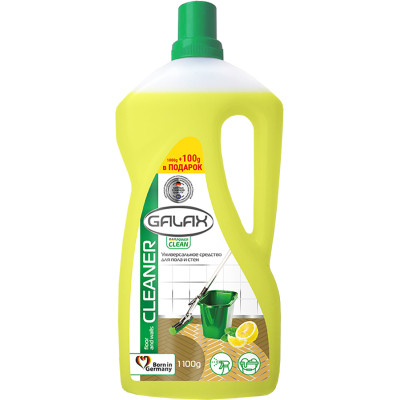 Засіб для миття підлоги Galax das PowerClean Лимон 1.1 кг (4260637724458), фото 1