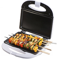 Притискний електро гриль (Контактний гриль) 1200 Вт Електрогриль притискний електрогриль для дому настільний