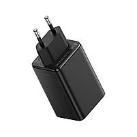 Мережевий зарядний пристрій Baseus GaN6 Pro Fast Charger 2 Type-C + 2 USB 65W Black, фото 3