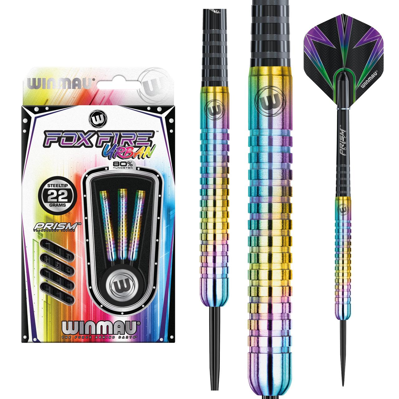 Фірмові дротики дартс з вольфраму FoxFire Urban Winmau Англія