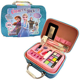 Набір косметики FROZEN Холодне серце тіні помада набір для манікюру пензлі блискітки 14*20*8см (1688-A)