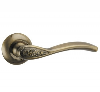 Ручка дверна Punto RUMBA TL ABG-6 зелена бронза, фото 1