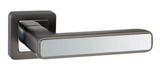 Ручка дверна Punto MARS QR GR/CP-23 графіт/хром, фото 1