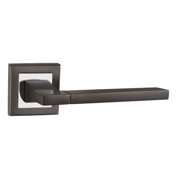 Ручка дверна Punto TECH QL GR/CP-23 графіт/хром, фото 1