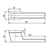 Ручка дверна Punto TITAN QSL BL-24 чорний (K.QSL52 TITAN BL-24), фото 2
