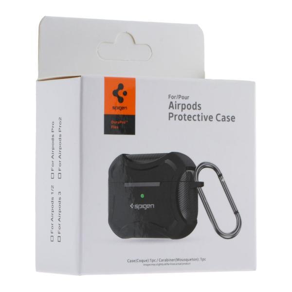 Чехол Spigen DuraPro Flex протиударний для Airpods 3 чорний