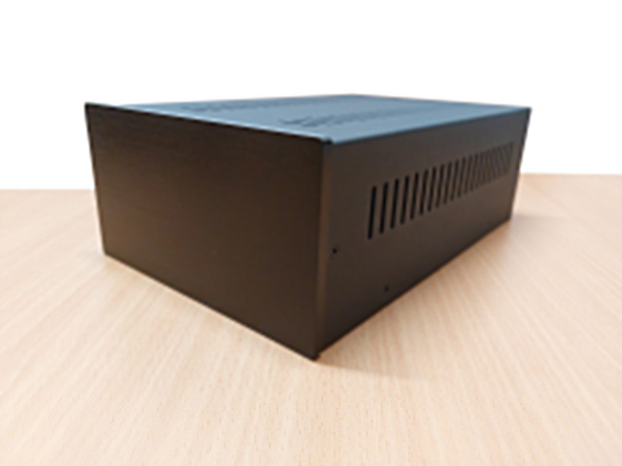 Корпус металевий MiBox з алюмінієвою панеллю MB-22 (Black) (Ш170 Г267 В90) чорний