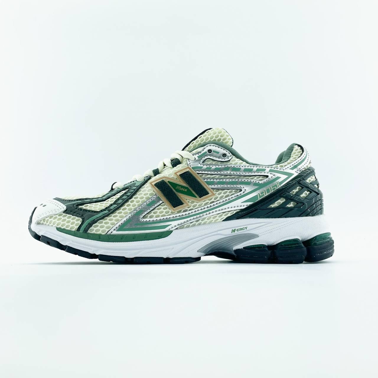 Унісекс кросівки New Balance 1906R Aime Leon Dore Jade Нью Баланс 1906R бежеві сітка шкіра унісекс