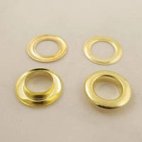 Люверс Золото 10мм (1000шт) (матр.00257)