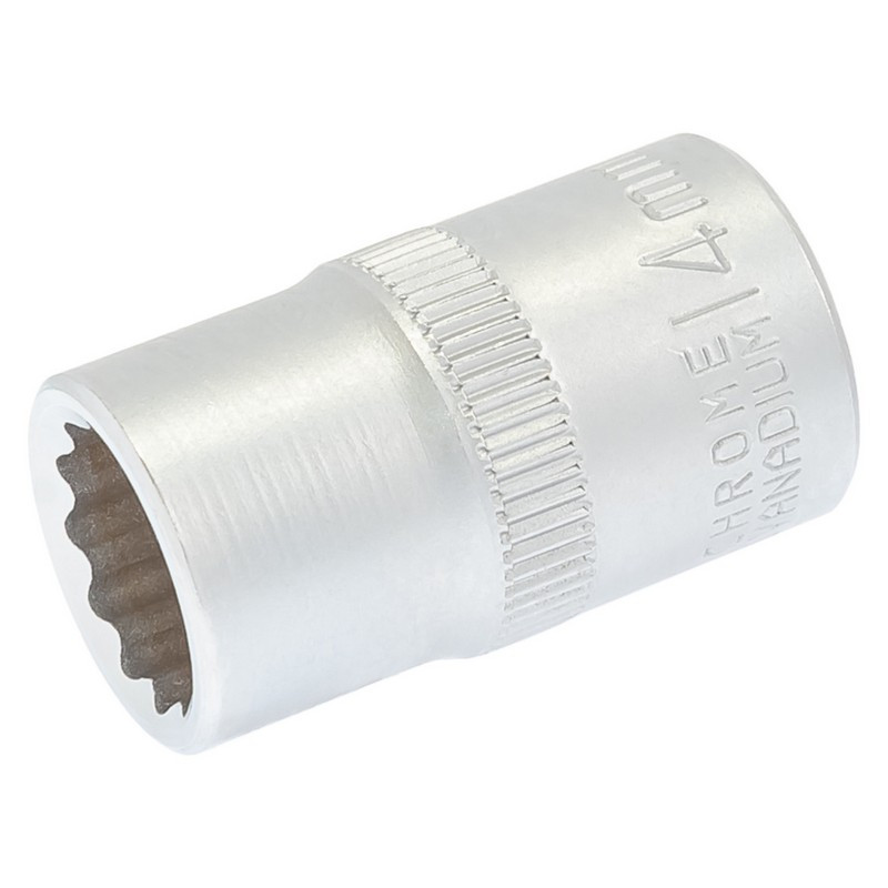 Головка торцева MASTERTOOL 12-гранна 1⁄2" 14 мм L 40 мм CrV 78-0614, фото 1