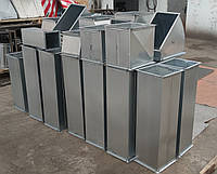 Повітровід прямокутний оцинкований, труба 500х250