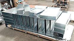 Оцинкований канал для вентиляції, труба 600х400