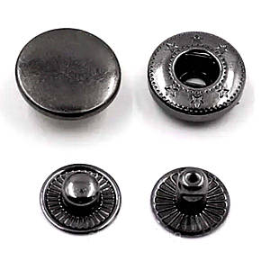 Кнопка Альфа 15мм Оксид Нержавійка (720шт) (00247)