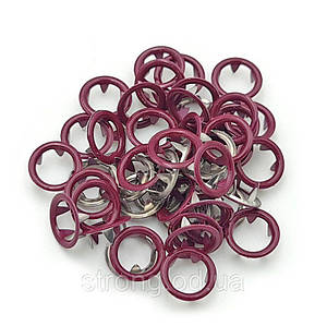 Кнопка трикотажна BABY 9,5мм Баклажановий 1440шт. (177)