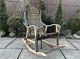 Крісло -качалка Розбірна з ротангу Ч-3, фото 6