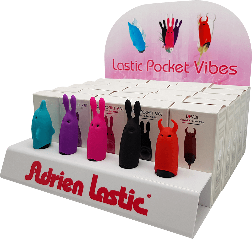Набір вібраторів Adrien Lastic Promo Pack Pocket Vibe (25 шт + тестери) - AD90505, фото 1