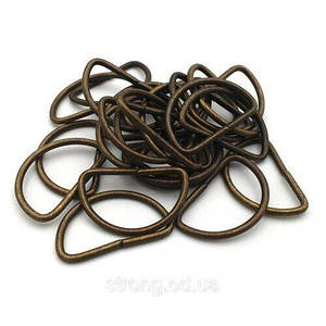 Напівкильце 25 мм 100pc Антик