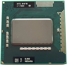 Процесор для ноутбука Intel Core i7-740QM 4 ядра 8 потоків Б/В
