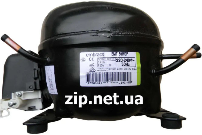 Компресор EMT 50 HDP, R-134а, 158 W, (220v), (4.5 куб.), embraco aspera, для холодильника