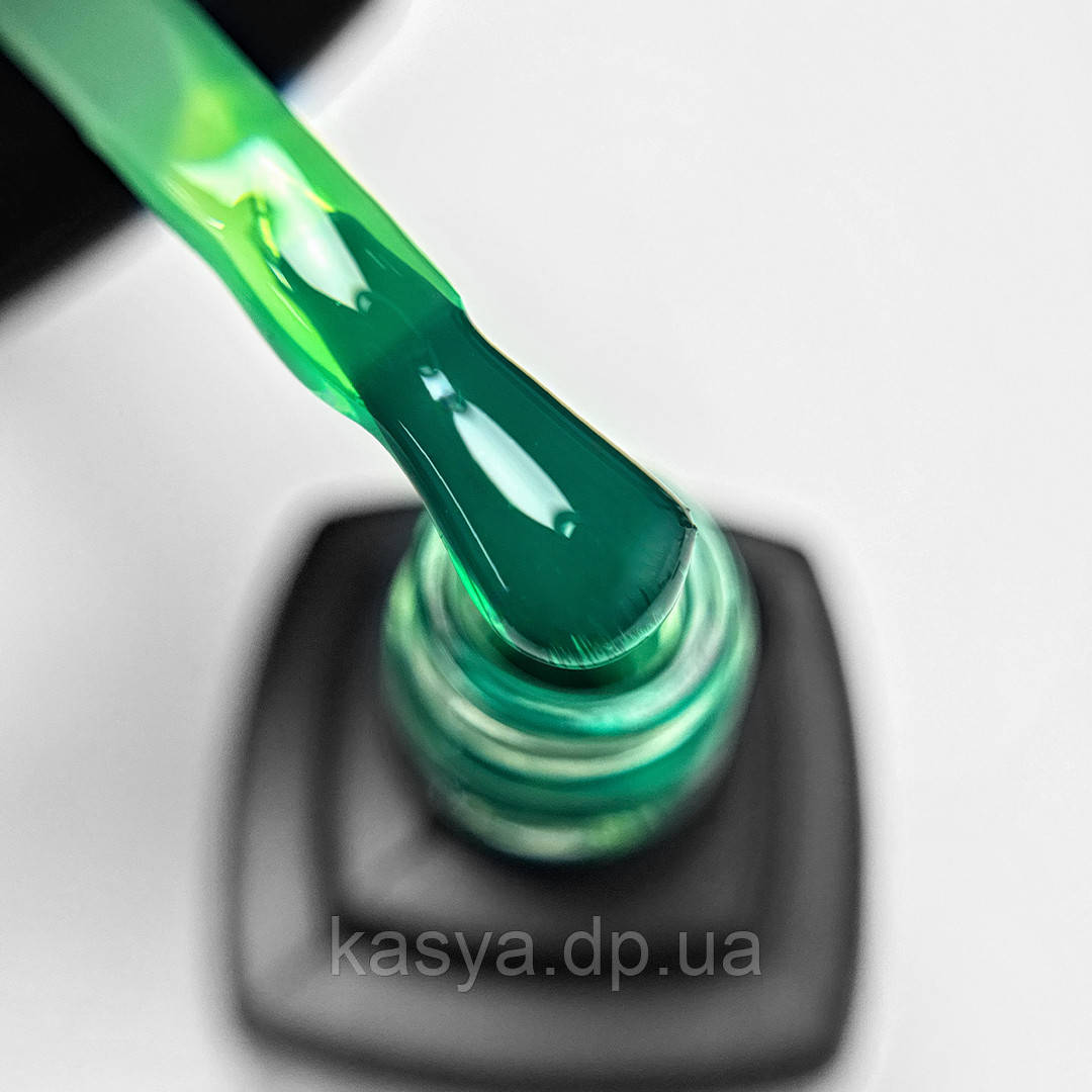 Гель лак MOON FULL VITRAGE Color Gel Polish № 03 , салатовий напівпрозорий 8 мл