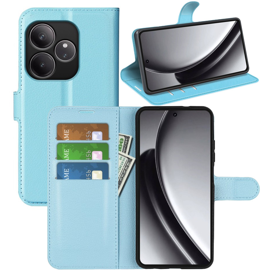 Чохол-книжка Litchie Wallet для Realme GT Neo 6 / Neo 6 SE / GT 6T / GT 6 Light Blue