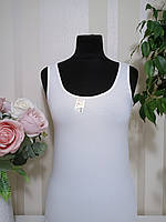 Жіноча майка бавовняна, біла L46-48