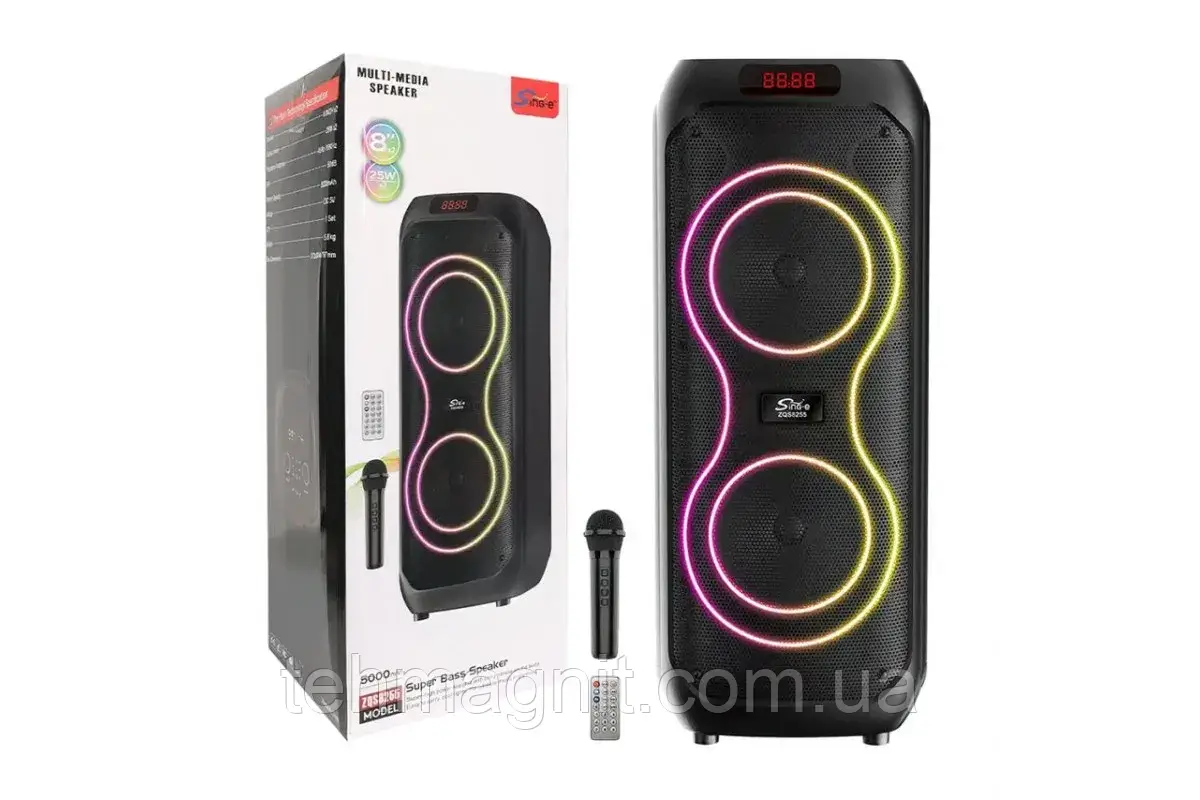 Колонка музична портативна Bluetooth ZQS8255