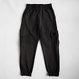 Штани джогери для хлопчика з кишенями на резинці Flap SmileTime, фото 2